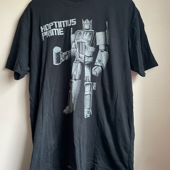Men’s XL Hoptimus prime tee, for the beer loving transformer fan. - Picture 5 of 8